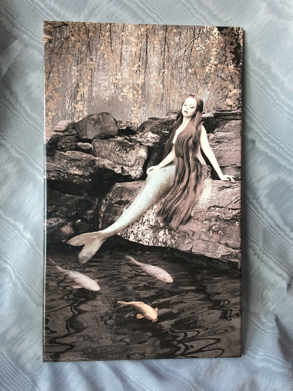 actual mermaid print on tile